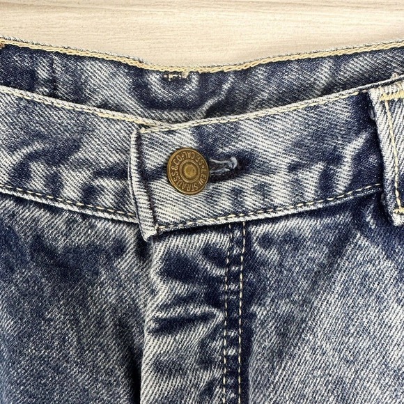 Vintage Levi's Jeans Women 26x31 Acid Wash Mom USA 80s Orange Tab High Rise - Picture 4 of 15